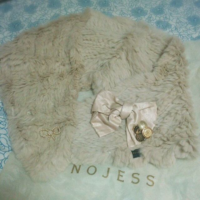 NOJESS(ノジェス)のNOJESS ラビットファー レディースのファッション小物(マフラー/ショール)の商品写真