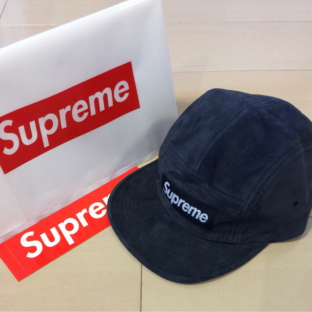 新品未使用 Supreme Suede Camp Cap