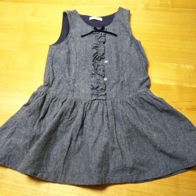 Fusen-Usagi(フーセンウサギ)のリシェス　ジャンパースカート120センチ キッズ/ベビー/マタニティのキッズ服女の子用(90cm~)(スカート)の商品写真