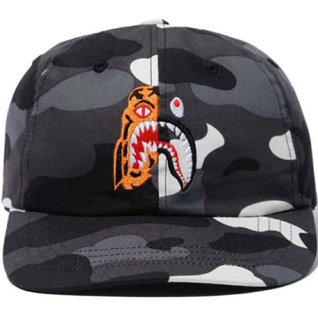 A BATHING APE(アベイシングエイプ)のcity camo tiger shark panel cap メンズの帽子(キャップ)の商品写真