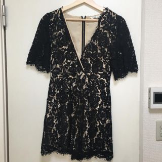 ローズバッド(ROSE BUD)の美品！ROSE BUD レースドレス(ミニワンピース)