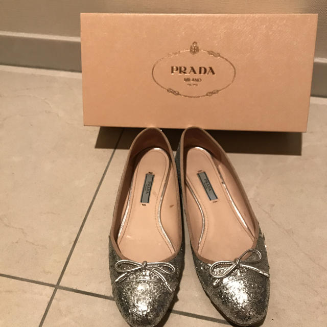 PRADA(プラダ)のプラダ バレエシューズ ペタンコ靴 レディースの靴/シューズ(バレエシューズ)の商品写真