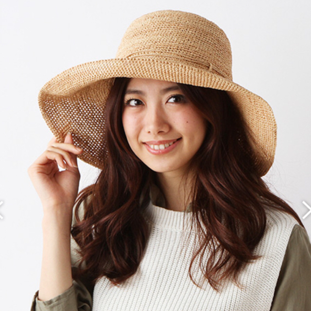 TOPKAPI(トプカピ)のTOPKAPI ペーパーハット 麦わら トプカピ レディースの帽子(麦わら帽子/ストローハット)の商品写真