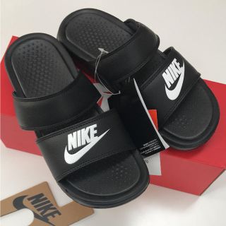 ナイキ(NIKE)のNIKE ベナッシ BENASSI duo サンダル デュオ 黒 新品未使用(サンダル)