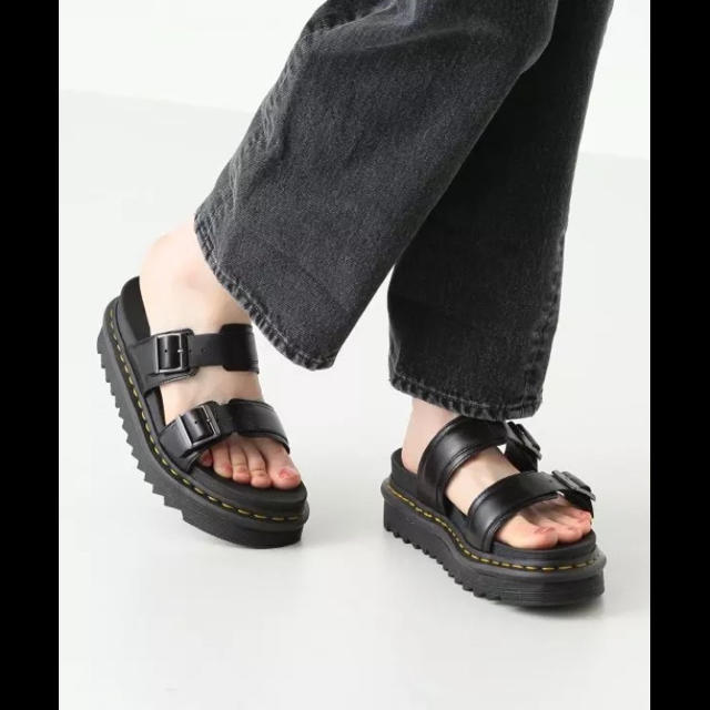 ＜Dr. Martens＞ZEBRILUS MYLES SLIDEレザーサンダル