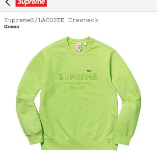 シュプリーム(Supreme)のSupreme LACOSTE Crewneck スウェット パーカー(スウェット)