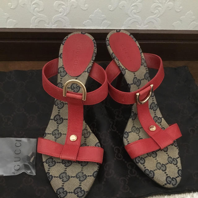 Gucci(グッチ)の限定セール。23時までグッチサンダル美品   レディースの靴/シューズ(サンダル)の商品写真