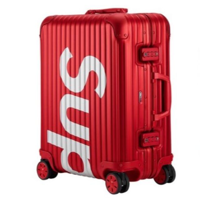 Supreme(シュプリーム)の45L Red Supreme RIMOWA Topas Multiwheel メンズのバッグ(トラベルバッグ/スーツケース)の商品写真