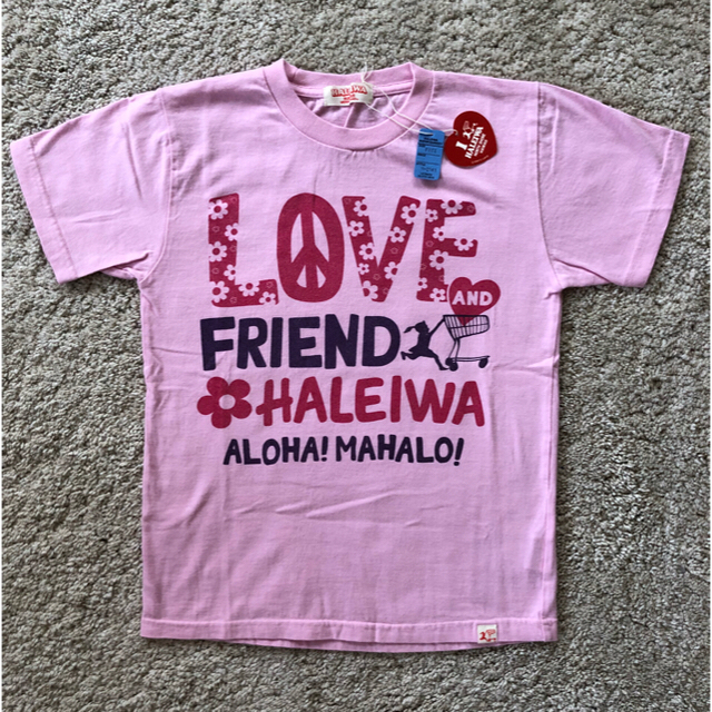 HALEIWA(ハレイワ)の【新品】HALEIWA Tシャツ ピンク レディースのトップス(Tシャツ(半袖/袖なし))の商品写真