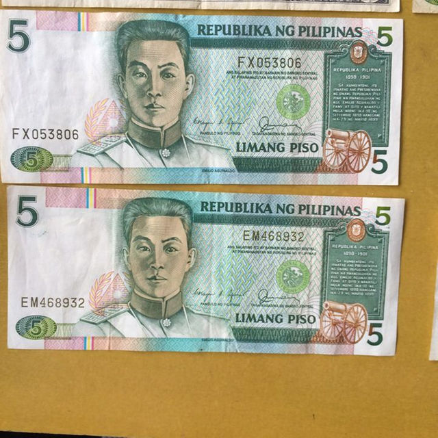 外国紙幣。マレーシア、米国、フィリピン、カンボジア エンタメ/ホビーの美術品/アンティーク(貨幣)の商品写真