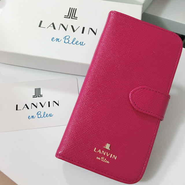 LANVIN en Bleu(ランバンオンブルー)のランバンオンブルー iphone6 6s スマホケース スマホ/家電/カメラのスマホアクセサリー(iPhoneケース)の商品写真