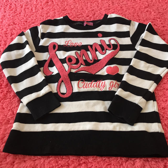 JENNI(ジェニィ)のJenni    トレーナー  ピンクロゴ  150 キッズ/ベビー/マタニティのキッズ服女の子用(90cm~)(Tシャツ/カットソー)の商品写真