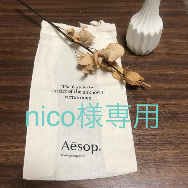 Aesop(イソップ)のnico様 申請お願いいたします レディースのバッグ(ショップ袋)の商品写真