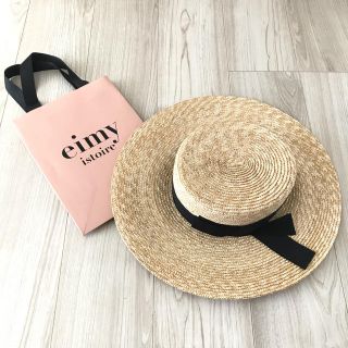 エイミーイストワール(eimy istoire)の【美品】eimy istoire◆麦わら帽子(麦わら帽子/ストローハット)