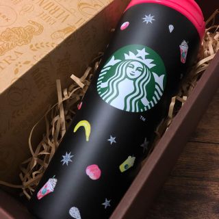 スターバックスコーヒー(Starbucks Coffee)のステンレスタンブラー フラペチーノマットブラック355ml(タンブラー)