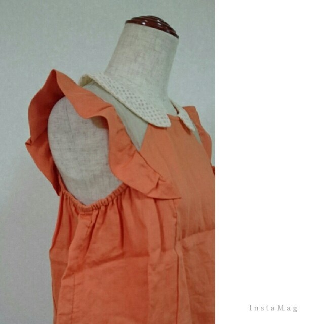 flower(フラワー)のorange summer blouse レディースのトップス(シャツ/ブラウス(半袖/袖なし))の商品写真