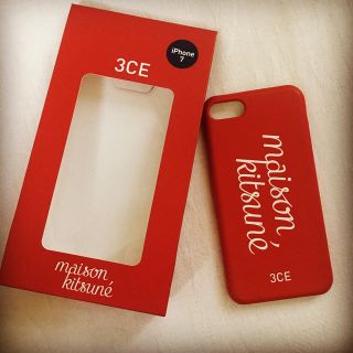 メゾンキツネ(MAISON KITSUNE')の美品 メゾンキツネ ♥️iPhone7(iPhoneケース)