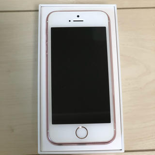 アイフォーン(iPhone)のiphoneSE 64 ローズゴールド SIMフリー(スマートフォン本体)