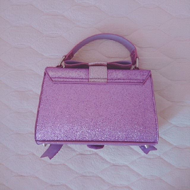 Candy Stripper(キャンディーストリッパー)のMY LITTLE CANDY RIBBON LAME HAND BAG レディースのバッグ(ハンドバッグ)の商品写真