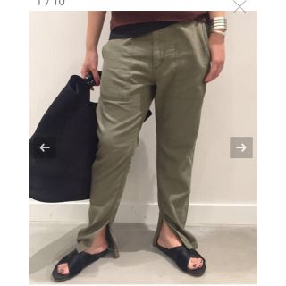 アパルトモンドゥーズィエムクラス(L'Appartement DEUXIEME CLASSE)の AP  STUDIO selvedge Slitパンツ(カジュアルパンツ)