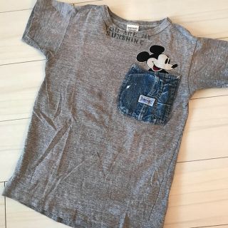 デニムダンガリー(DENIM DUNGAREE)のデニム＆ダンガリー ミッキーコラボTEE サイズ140(Tシャツ/カットソー)