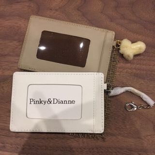 ピンキーアンドダイアン(Pinky&Dianne)の【シュガー様専用】パスケース【ホワイト】(名刺入れ/定期入れ)