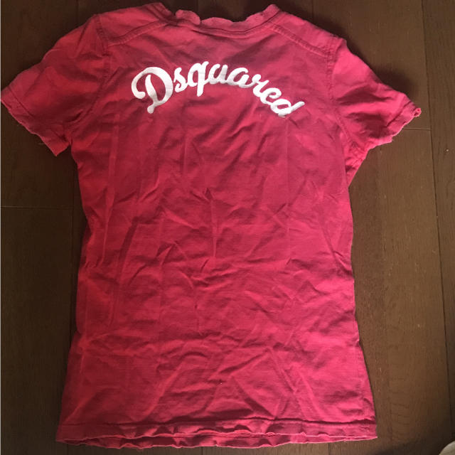 DSQUARED2(ディースクエアード)のディースクエアード レッドTシャツ レディースのトップス(Tシャツ(半袖/袖なし))の商品写真