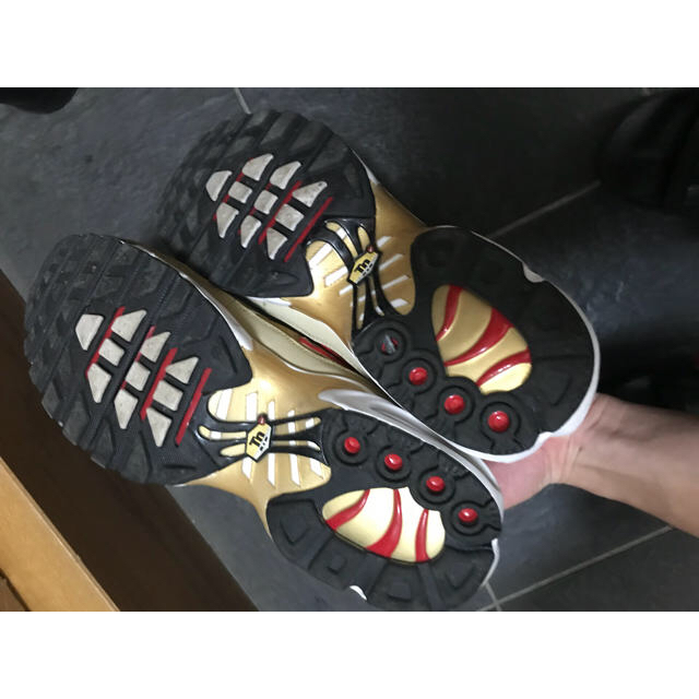 NIKE(ナイキ)のエアマックスプラス ゴールド メンズの靴/シューズ(スニーカー)の商品写真