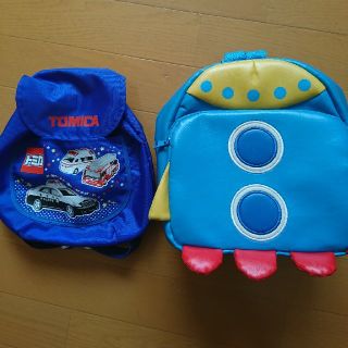 タカラトミー(Takara Tomy)のトミカ★ロケット★リュック2個セットまとめ売り(リュックサック)