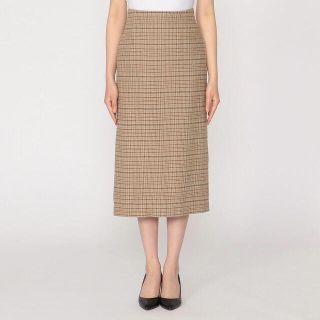 コモリ(COMOLI)のauralee SILK SUMMER TWEED SLIT SKIRT (ロングスカート)