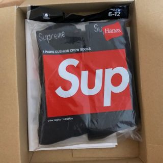 シュプリーム(Supreme)の4足セット Supreme/Hanes Crew Socks(その他)