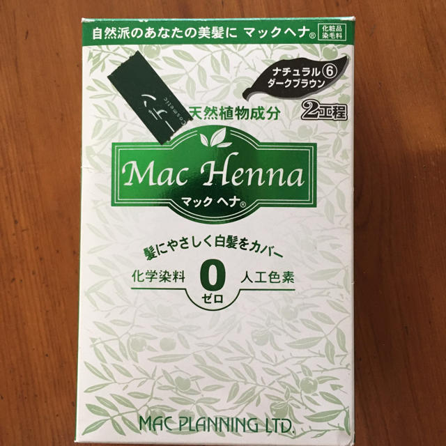 Mac Henna ナチュラルダークブラウン コスメ/美容のヘアケア/スタイリング(白髪染め)の商品写真