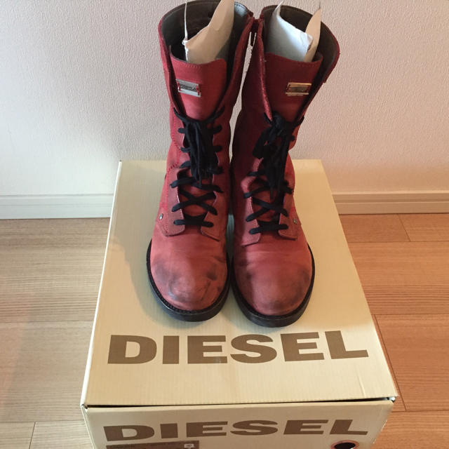 DIESEL(ディーゼル)のいわっち様お取り置き ディーゼル ブーツ ローヒール レディースの靴/シューズ(ブーツ)の商品写真