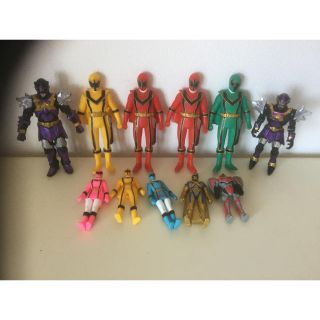 バンダイ(BANDAI)のマジレンジャー達…セットで。(特撮)