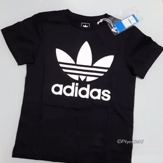 アディダス(adidas)の160【新品/即日発送】adidas オリジナルス ジュニア Tシャツ 黒(Tシャツ/カットソー(半袖/袖なし))