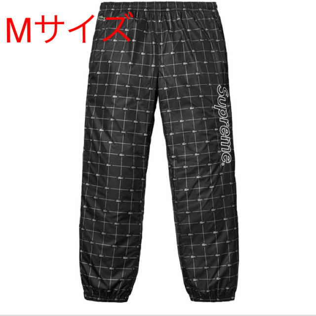 Mサイズ Supreme LACOSTE Track Pants 黒