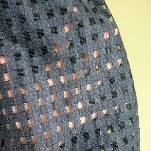 シャドーギンガムチェックスカート レディースのスカート(ひざ丈スカート)の商品写真
