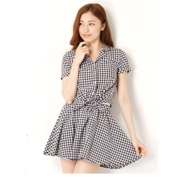 INGNI - 新品 INGNI ギンガムチェック セットアップ シャツ スカートの