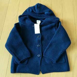 ベビーギャップ(babyGAP)の半額!Gapbabyクマ耳 ニットカーディガン(カーディガン)