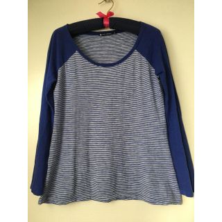 プチバトー(PETIT BATEAU)のプチバトー ボーダー七分袖Tシャツ(Tシャツ(長袖/七分))