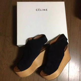 セリーヌ(celine)のCELINE woodサンダル シューズ 厚底 (サンダル)