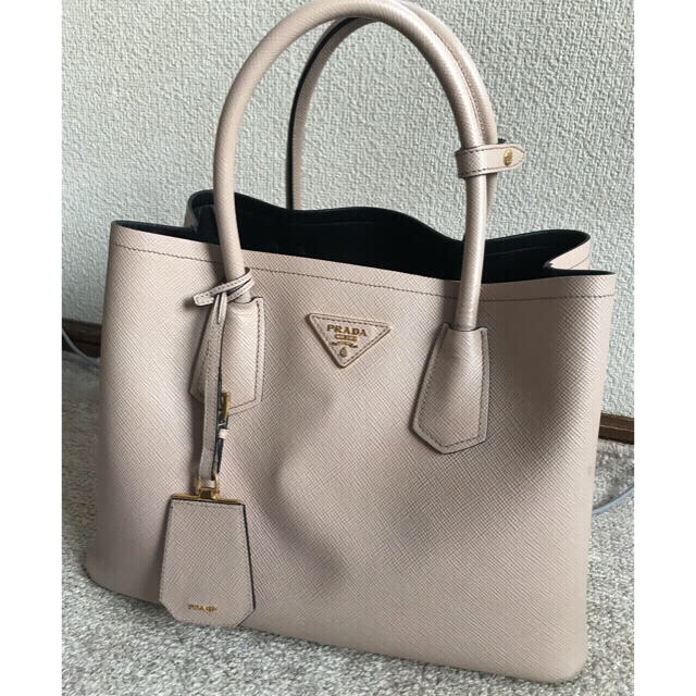 憧れ PRADA - sa-y@☆PRADA サフィアーノ ダブル バッグ ハンドバッグ 憧れ PRADA - sa-y@☆PRADA サフィアーノ ダブル バッグ ハンドバッグ