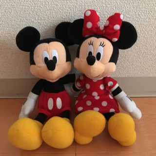 ディズニー(Disney)のミッキー&ミニー ぬいぐるみ(ぬいぐるみ)