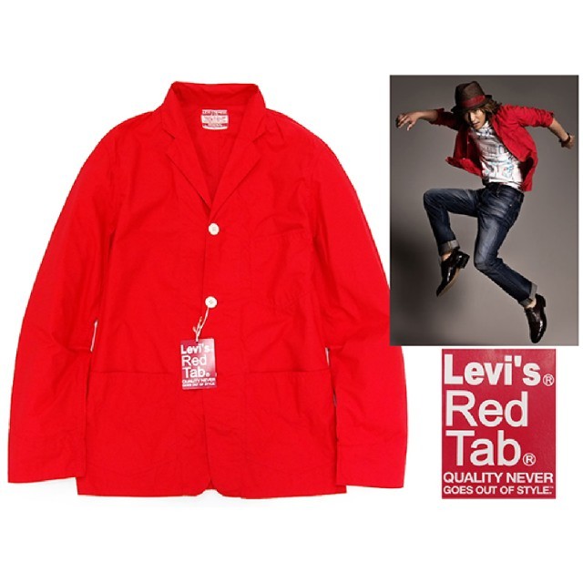 新品 リーバイス LEVI'S Red Tab カラーテーラードジャケット39sの新品リーバイスLEVI