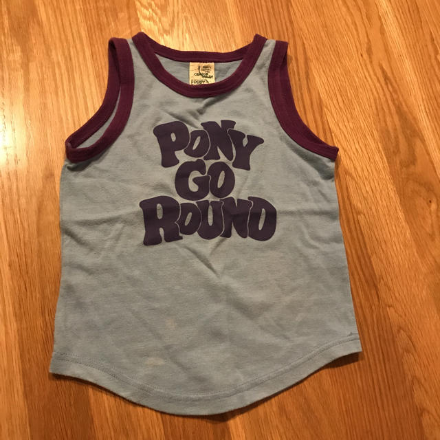 PONY GO ROUND(ポニーゴーラウンド)の再値下げ pony goround タンクトップ M 120 キッズ/ベビー/マタニティのキッズ服男の子用(90cm~)(Tシャツ/カットソー)の商品写真