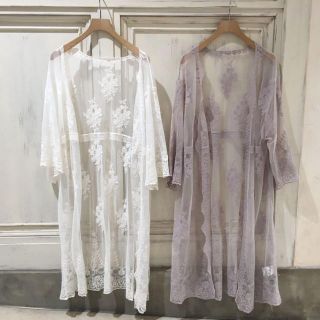 ダブルクローゼット(w closet)のw closet レースガウン(カーディガン)