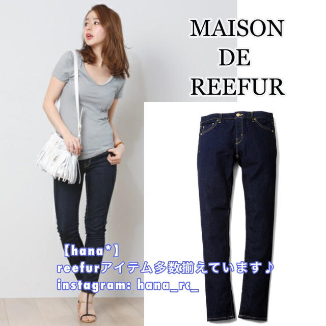 Maison de Reefur(メゾンドリーファー)のメゾンドリーファー   スキニーデニムパンツ レディースのパンツ(デニム/ジーンズ)の商品写真