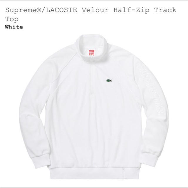 Supreme(シュプリーム)のSupreme Lacste Velour Half ZipSweatshirt メンズのトップス(スウェット)の商品写真