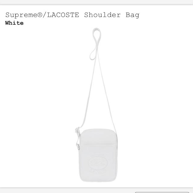 Supreme lacoste ショルダーバッグ