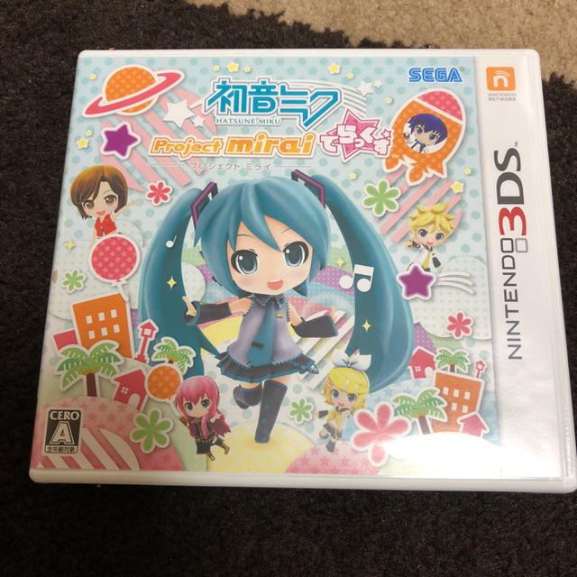 SEGA(セガ)のニンテンドー3DS ソフト☆初音ミク♪プロジェクト  ミライ♪ エンタメ/ホビーのゲームソフト/ゲーム機本体(携帯用ゲームソフト)の商品写真